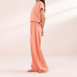 Conjunto de Pijamas de Lujo para Mujer, Manga Larga, 2 Piezas, Cuello Alto, Color Personalizado, 100% Algodón Velour, Transpirable y Térmico, Venta al Por Mayor - Product Image 3