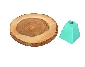 Support à gâteau en bois de qualité supérieure, design moderne, plateau à gâteau en bois massif, outils pour gâteaux, à prix très avantageux - Product Image 3