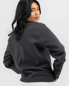 Sudadera con Capucha de Felpa de Algodón Premium para Mujer, Etiqueta Privada OEM, Lavado Ácido, Bordado, Estilo Urbano - Product Image 3