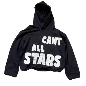 Customized Distress Embroider <b>Hoodie</b> Heavyweight High Quality 450 GSM Hood Winter Loose Fit Distress <b>Hoodie</b> <b>Men's</b> - Product Image 1