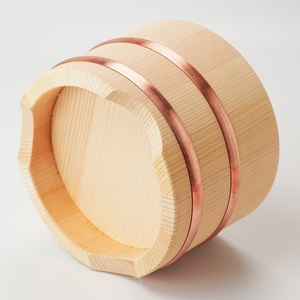 30475 Specially Selected Kiso Sawara Small Wooden Rice Container, Made in Japan, Kitchen Tool for Serving Rice, Natural Wood - Product Image 4