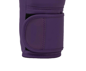 Purple Boxing Gloves Full Finger PU Leather <b>Velcro</b> Closure Breathable Adult Training for martial arts and boxing - Product Image 6