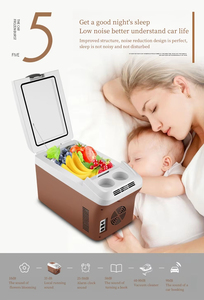 15L Portable Car <b>Refrigerator</b> 12V-24V-220V Dual Voltage Thermoelectric Cooler for Vehicle Outdoor Use - Product Image 6