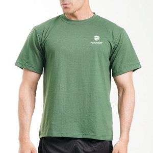 เสื้อยืดออกกำลังกายผู้ชาย ผ้าฝ้าย 100% ทรงปกติ พิมพ์ลาย สีพื้น ระบายอากาศ แห้งเร็ว ใส่สบาย ทนทาน - Product Image 2