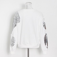Großhandel Pailletten-Verzierter Herbst-Winter Damen Strickpullover 2026 Neue Mode Langarm Locker Sitzend