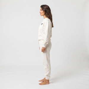 Conjunto Deportivo Informal de Dos Piezas para Mujer, Sudadera de Cuello Redondo de Algodón y Pantalones Deportivos, Ropa Deportiva Informal para la Calle - Product Image 4