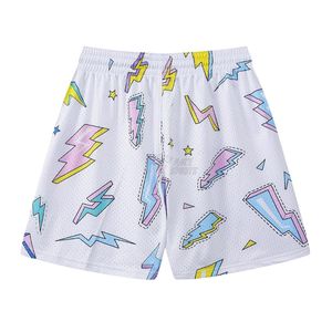 Shorts en maille pour hommes, imprimé personnalisé par sublimation, respirant, en polyester, au-dessus du genou, pour le basketball, la gym et le streetwear - Product Image 2