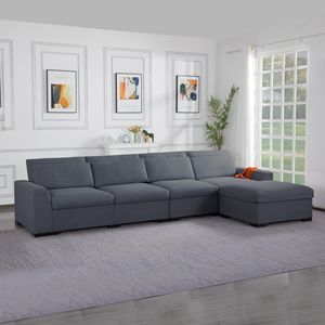 Divano Componibile Modulare da 149 Pezzi con Pouf per Arredamento Soggiorno - Product Image 1