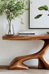 Customized <b>live</b> <b>edge</b> <b>table</b> solid wood console <b>table</b> unique entryway hallway dresser farmhouse entryway console <b>table</b> home accent - Product Image 4