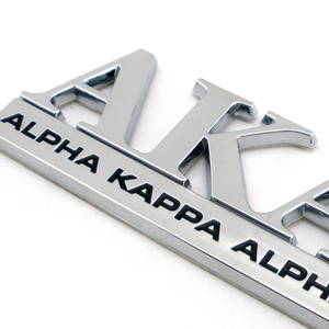 AKA Car Emblem Chrome Badge Auto Decal Stylish Vehicle Logo Premium Metal Car <b>Accessory</b> Exterior Decoration - Product Image 5