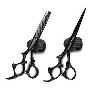 Ciseaux de coiffure professionnels pour salon, ciseaux de coupe et d'éclaircissement pour coiffeur, en acier 440C haute dureté - Product Image 3