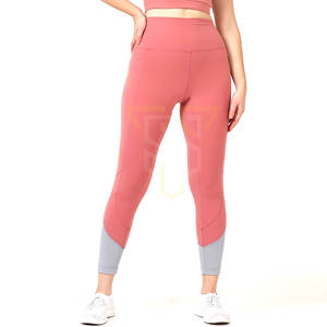 Leggings de yoga pour femmes à taille haute élastique, pantalon confortable à motif uni, dernier style, vente chaude avec quantité minimale de commande basse - Product Image 2