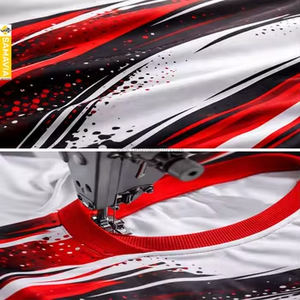 Camisetas de Fútbol Personalizadas por Sublimación Samavia para Hombre |   Diseño a Medida |   Tejido Transpirable Antibacteriano que Absorbe la Humedad 100% Poliéster - Product Image 4