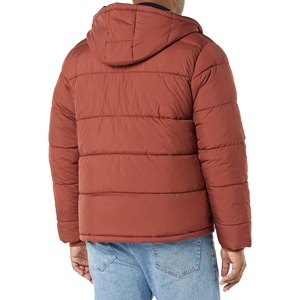 Men's Glacier <b>Warm</b> Woolen Puffer Jacket Lightweight Quilted Winter Casual Full Zip Outdoor Fashion Coat Embroidery Solid Pattern - Product Image 5