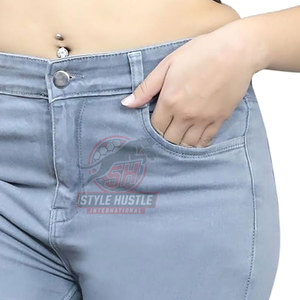Jeans pour femmes respirants, faible MOQ, sur mesure, dernier design, vente en ligne - Product Image 5