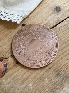 Elegant Metal <b>Coasters</b> With Smooth Finish For Serving Drinks In Parties Weddings And Special Occasions - Product Image 6
