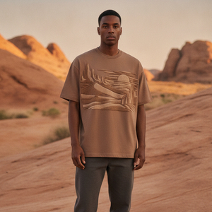 Luxury 300gsm Puff Print <b>T</b> <b>Shirt</b> Vintage Wash Acid Wash Men Streetwear Custom Foam Printing Unisex Tee Manufacturer OEM - Product Image 5