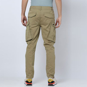 Premium Quality Men Elastic Waist <b>Waterproof</b> Windproof Casual Canvas <b>Cargo</b> <b>Pants</b> Custom Made Lightweight Breathable Comfortable - Product Image 3