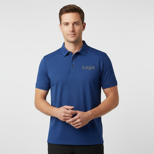เสื้อโปโลผ้าฝ้ายระบายอากาศได้ดี เสื้อกอล์ฟ เสื้อยืดสตรีทแวร์ แขนสั้น สำหรับเด็กผู้ชาย - Product Image 2