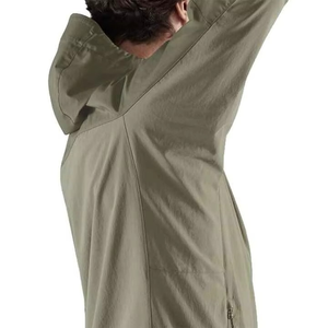 New Design Custom Polyester <b>Windbreaker</b> Breathable Hooded Mens Lightweight Fashion Jacket - Product Image 6