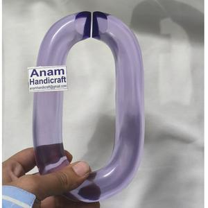 Adornos de Pared de Cadena Acrílica Modernos Personalizados, Hechos a Mano, Decoración Colgante de Resina Moderna para el Hogar, Listos para el Festival Diwali - Product Image 1