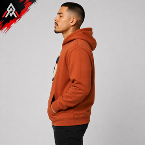 Sweat à capuche pour homme de haute qualité avec impression en relief, associant un motif artistique en relief, un tissu confortable et une construction élégante pour une collection décontractée. - Product Image 4