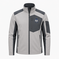 Chaqueta Softshell para Hombre Hecha con Tela Resistente, Ajuste Cómodo y Diseño Flexible para Actividades al Aire Libre, Viajes, Trabajo y Uso Diario