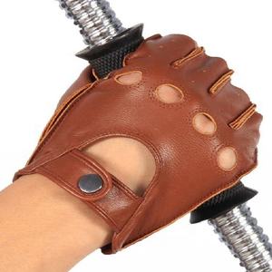 Guantes de Conducción de Cuero GEO BROTHERS Modelo 1201 de Alta Calidad, Completos, Resistentes al Viento, Ligeros y Antideslizantes - Unisex para Todas las Estaciones - Product Image 1