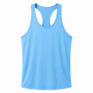 Débardeur sans manches pour homme, conçu sur mesure, en coton et fibre de bambou, pour la musculation, vêtements de sport pour homme, en provenance du Pakistan. - Product Image 1