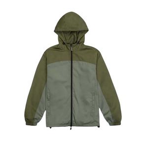 Chaqueta cortavientos con logotipo personalizado OEM con cremallera completa para hombre, chaqueta cortavientos para deportes al aire libre para hombre - Product Image 1