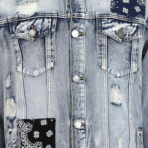 Wholesale 2026 Men's 100% Cotton Denim <b>Jacket</b> Custom Design Heavyweight Canvas <b>Worker</b> Lined Zipper Up Casual <b>Jackets</b> - Product Image 5