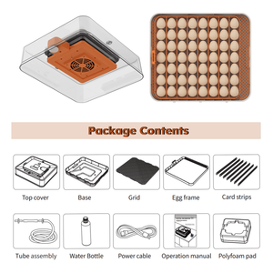 Incubatrice Digitale per Uova di Pollame da 56 Posti con Rotazione Automatica e Controllo dell'Umidità per Uova di Gallina, Anatra e Oca - Funzionalità Integrate - Product Image 6