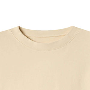 T-shirts pour hommes surdimensionnés, légers, sportifs et écologiques, de qualité supérieure, en tissu tricoté polyester/coton, OEM - Product Image 3