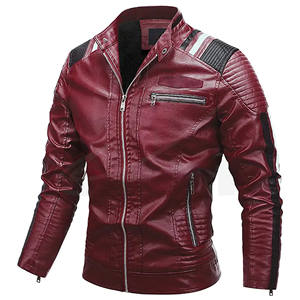 Chaqueta de invierno de cuero para hombre, a prueba de viento, de nueva moda, fabricada directamente en fábrica, al por mayor, con estampado de logotipo, para unisex. - Product Image 2