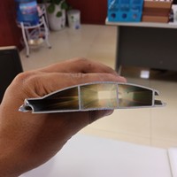 Profil en alliage d'aluminium pour volets roulants Série 6000 pour la décoration Services de pliage et de découpe Fabriqué en usine au Vietnam