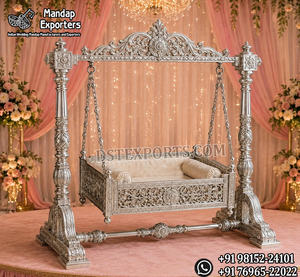 Cuna de bebé de madera tallada a mano, la más vendida, exclusiva para ceremonias de bautismo y eventos, en tendencia. - Product Image 4