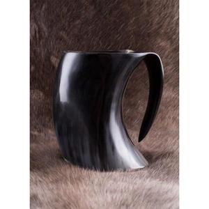 Tazas de cuerno natural polaco para beber, aptas para lavavajillas, tazas de cerveza y champán de alta calidad, hechas a mano, de gran capacidad, estilo vikingo - Product Image 1