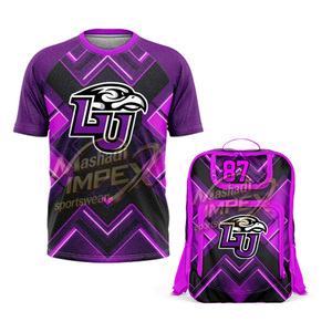 Pure Youth Custom Full Sublimation Lightning 7 v 7 <b>Compression</b> Jersey Streetwear Skull 7v7 Flag Football Jersey - Product Image 6