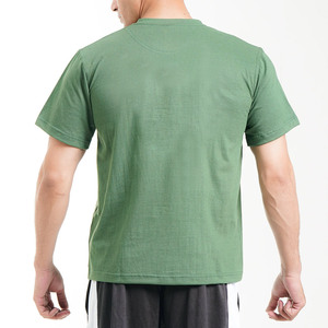 เสื้อยืดออกกำลังกายผู้ชาย ผ้าฝ้าย 100% ทรงหลวม พิมพ์ลาย สีพื้น ผลิตในปากีสถาน ทนทาน ใส่สบาย - Product Image 3