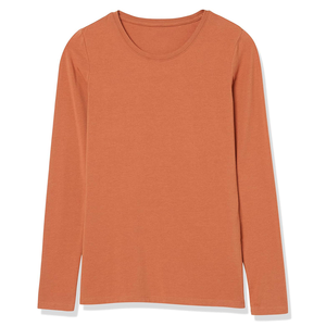 Camiseta de Alta Calidad para Mujer, Manga Corta, Color Sólido, Cuello en V, Corte Casual, Largo Regular, con Cierre, 100% Algodón, Primavera/Verano - Product Image 1