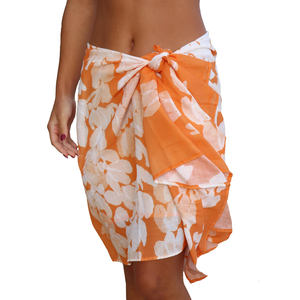 ผ้าคลุมชายหาดปาเรโอสำหรับผู้หญิง ผ้าชีฟองน้ำหนักเบา ผ้าคลุมบิกินี่ ผ้าพันคอสำหรับใส่ในช่วงวันหยุดฤดูร้อน ใส่ไปเที่ยวรีสอร์ท - Product Image 1