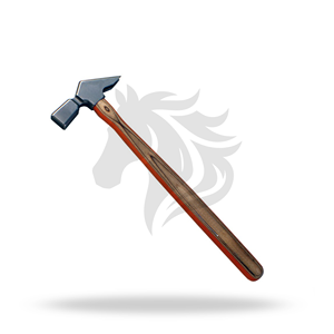Marteau de vétérinaire de 7 oz pour le soin des sabots de cheval et le pose de sabots - Product Image 1