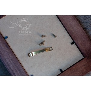 Ornate Wooden Photo <b>Frame</b> Rectangular Vertical Tabletop Digital Printing Full Color Patterned Design - Product Image 2