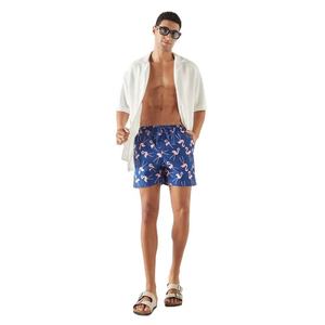 Shorts de bain pour hommes à sublimation frontale, couleurs de tissu personnalisées, impression, séchage rapide, cordon de serrage réglable, élastique - Product Image 5
