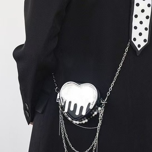 Nuevo Bolso Bandolera de PU con Estampado Animal para Mujer, con Cierre de Cremallera y Broche, Cadena Decorativa, Estilo Dulce y Moderno, Bolso para Citas - Product Image 1