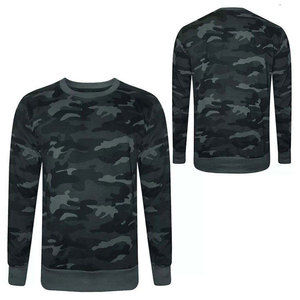 Sudadera de Cuello Redondo con Camuflaje para Hombre, Personalizada OEM, Corte Regular, Manga Larga, Estilo Casual, para Otoño, para Actividades al Aire Libre - Product Image 3
