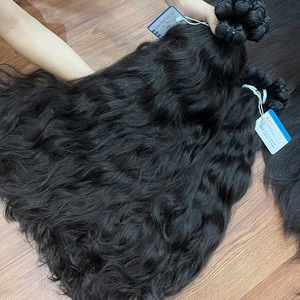 Extensiones de Cabello Humano Vietnamita Premium, Trama Doble a Máquina, Listas para Enviar, Onduladas Naturales - Product Image 4