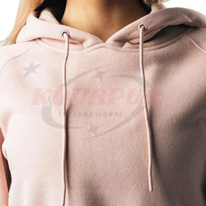 Customized New Arrival Stylish Crop <b>Top</b> Hoodie <b>For</b> <b>Women</b> Highly Recommended Hoodie In Unique Color With Reasonable Price - Product Image 4