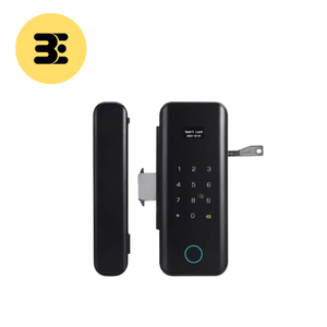 Cerradura inteligente antiprivacidad con teclado para puerta de vidrio y timbre integrado - Product Image 1