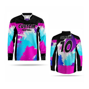 Jersey de Paintball Personalizado de Primera Calidad para Hombre y Mujer, Impermeable, Transpirable, Tejido de Poliéster de Secado Rápido, Personalizado para Equipos - Product Image 4